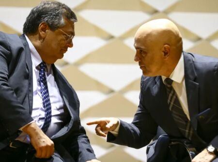 Ministro Flávio Dino e Ministro Alexandre de Moraes.