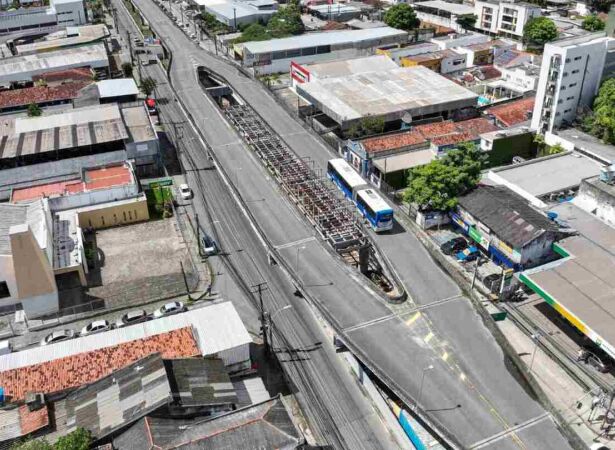 Retomada de obra da esta&ccedil;&atilde;o elevada do Bom Pastor.