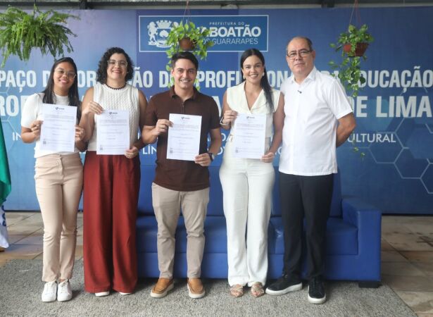 Cerim&ocirc;nia  de posse dos novos concursados