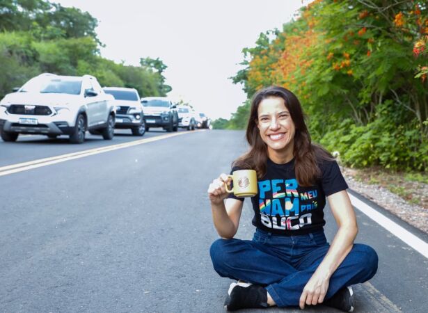 Governadora de Pernambuco, Raquel Lyra, em Taquaritinga do Norte Pernambuco 