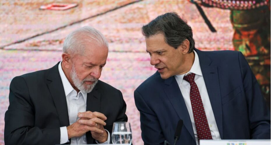 Lula e Haddad.