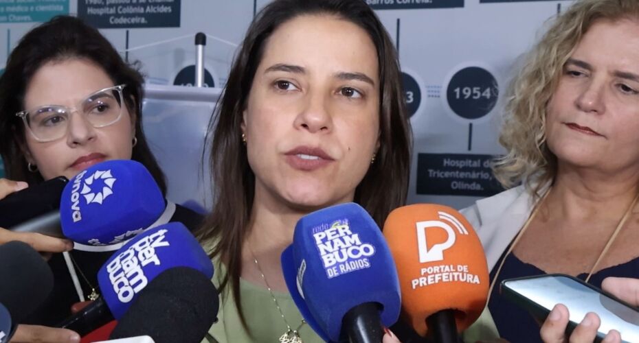 Governadora Raquel Lyra e secretária de Saúde de Pernambuco.