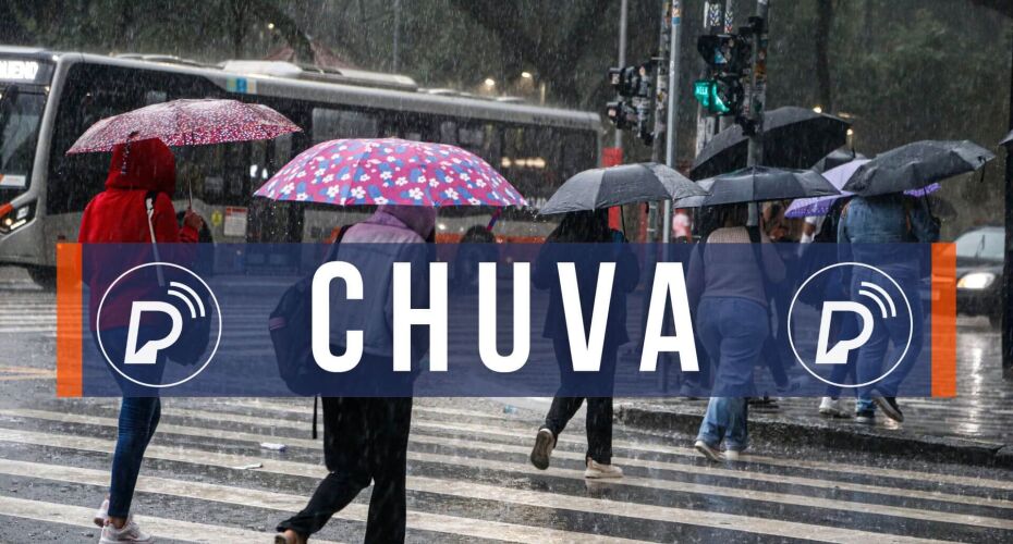 Inmet alerta para chuvas fortes no RS.