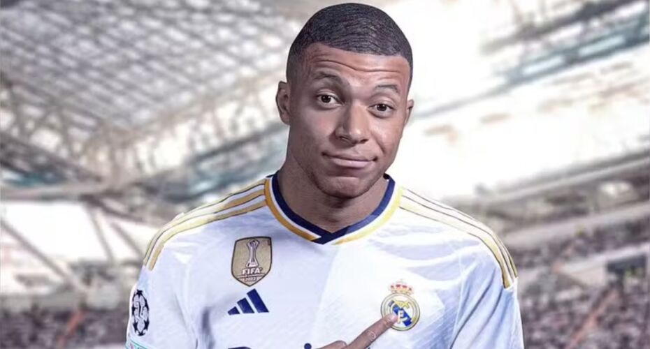 Mbappé no Real Madrid. FOTO: Divulgação/OneFootball.