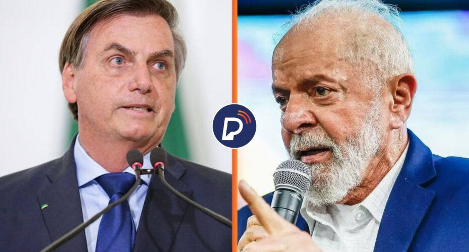 'Lula nasceu para mentir, desviar e enganar' diz Bolsonaro.