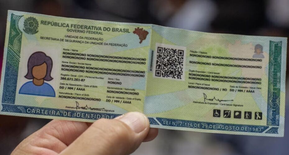 Nova Carteira de Identidade Nacional.