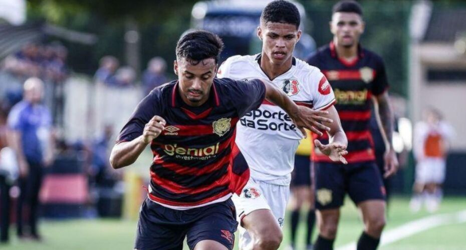 SPORT consegue virada sobre o SANTA CRUZ e sai na frente na semifinal do Pernambucano Sub-20.