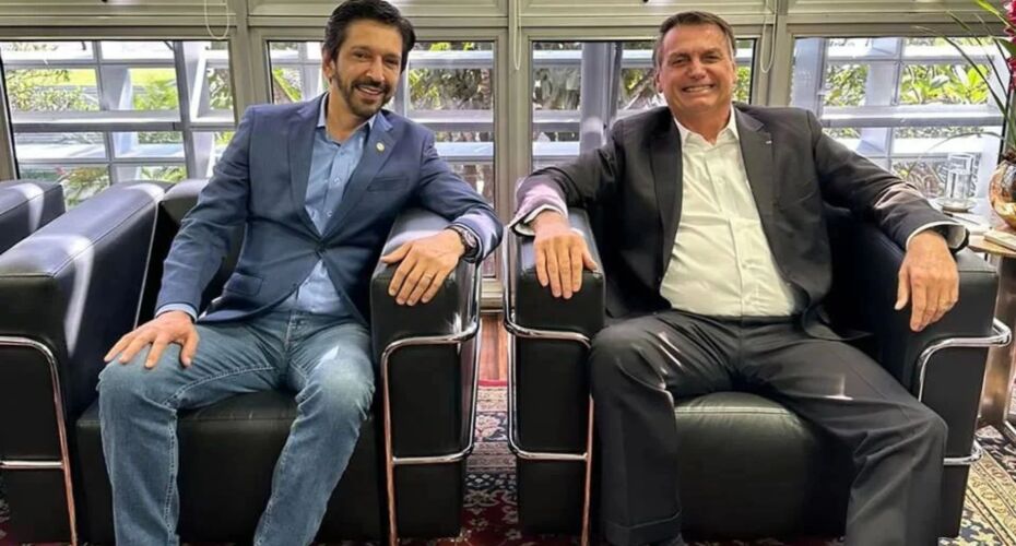 Ricardo Nunes e Bolsonaro.