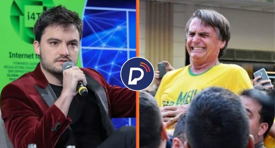 Felipe Neto e Bolsonaro.