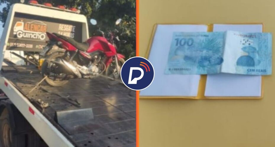 Homem é preso após tentar subornar policiais com R$ 100,00 ao ser parado em blitz.