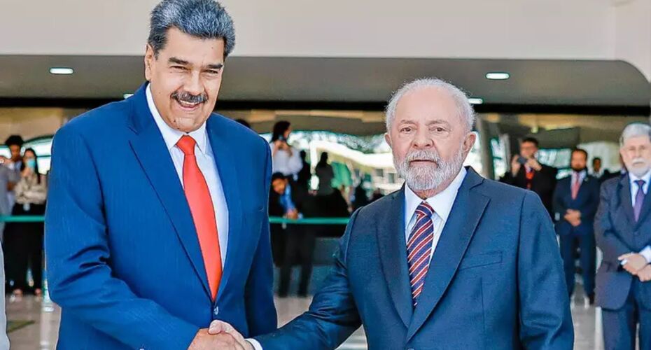 Nicolás Maduro, ditador da Venezuela e o Presidente Lula.