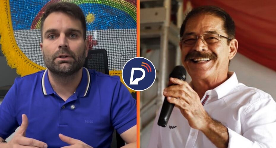 Gustavo Gouveia e Joaquim Lapa. Montagem: Portal de Prefeitura