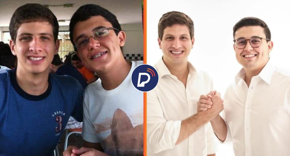 João Campos e Victor Marques tem foto resgatada da internet e mostra relação antiga ainda em sala de aula.