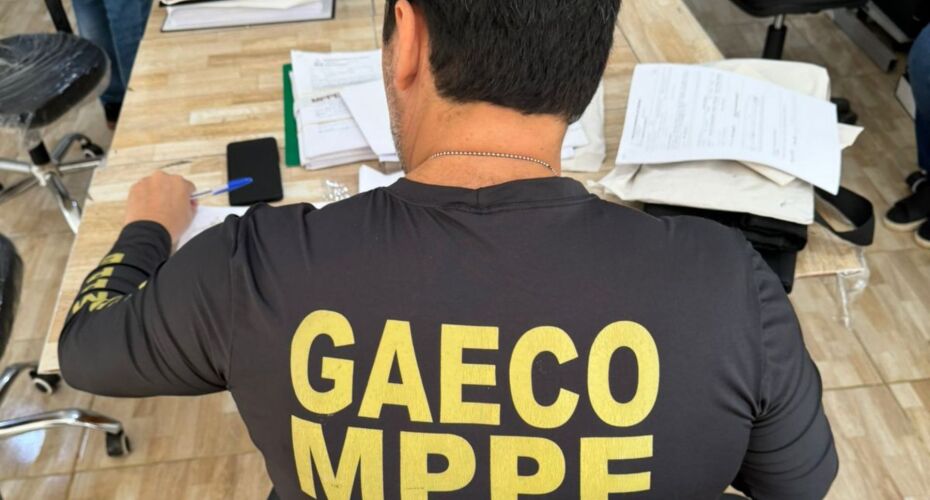 Operação do MPPE com o GAECO.