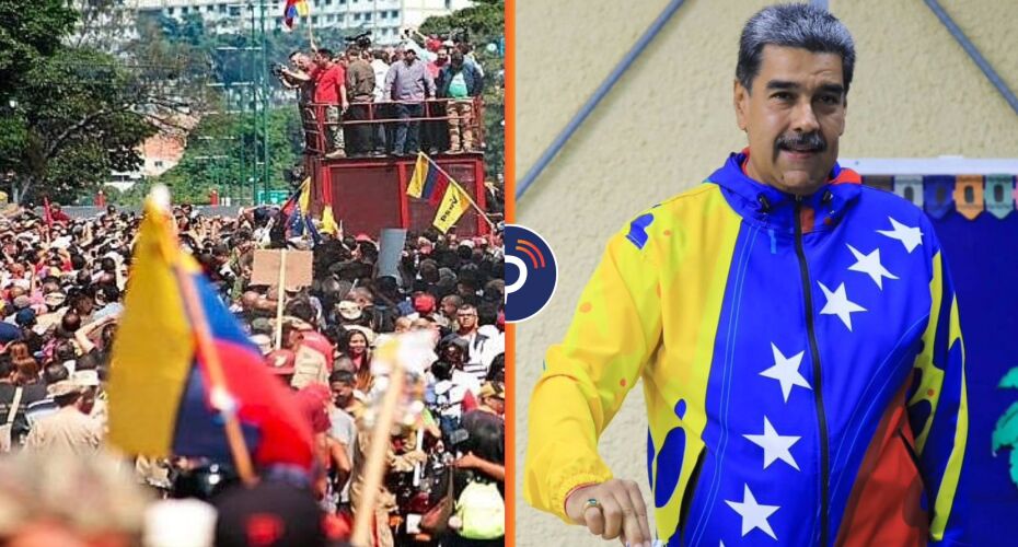 Protestos na Venezuela e Maduro.