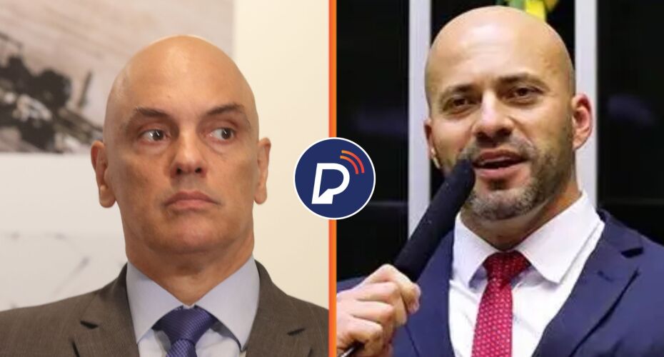 Ministro Alexandre de Moraes e o ex-deputado federal Alexandre Silveira. Fot