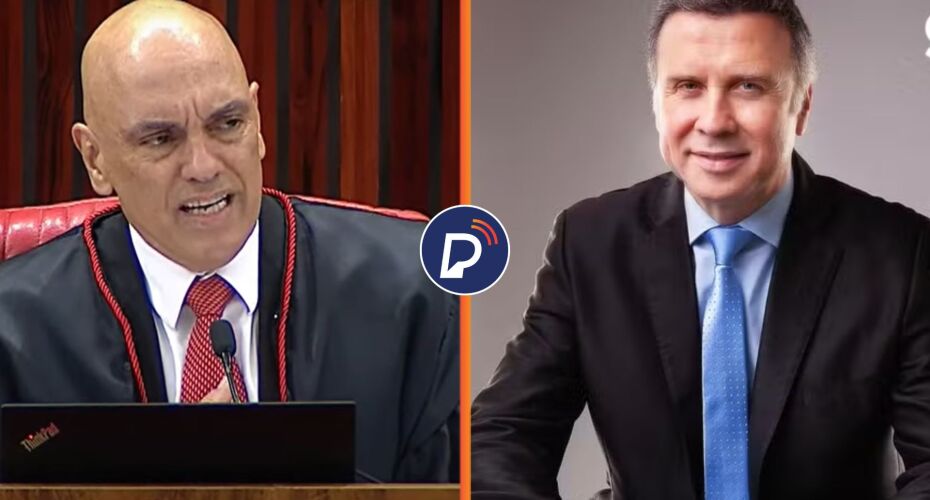 Ministro Alexandre de Moraes e prefeito de Farroupilha (RS).