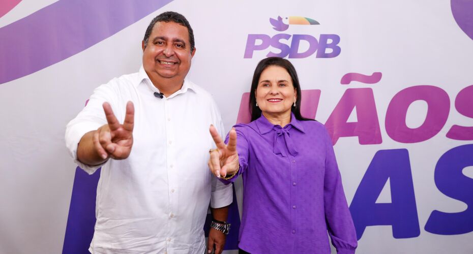 Prefeita de Igarassu Elcione Ramos e vice Amaury Henrique.