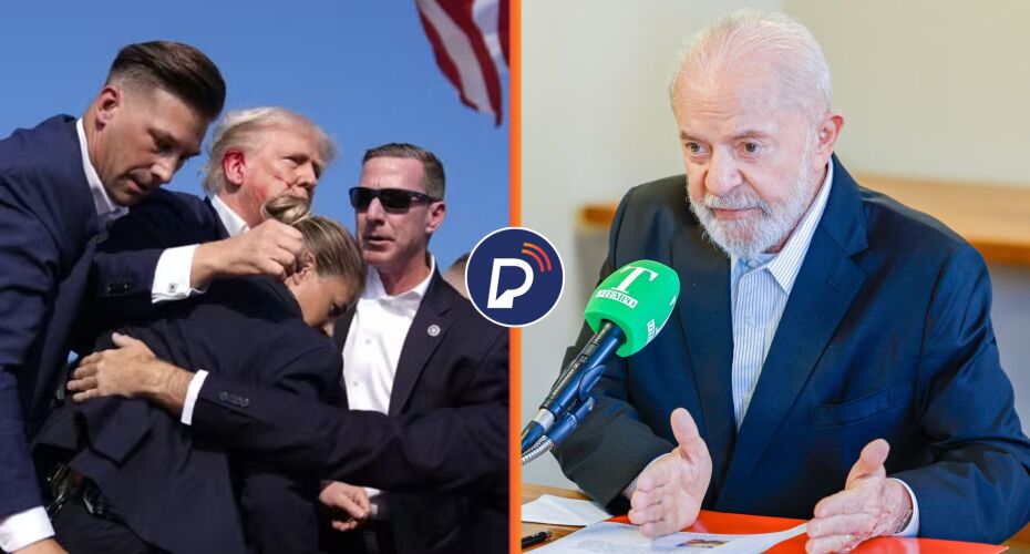 Lula fala sobre atentado a vida de Donald Trump.