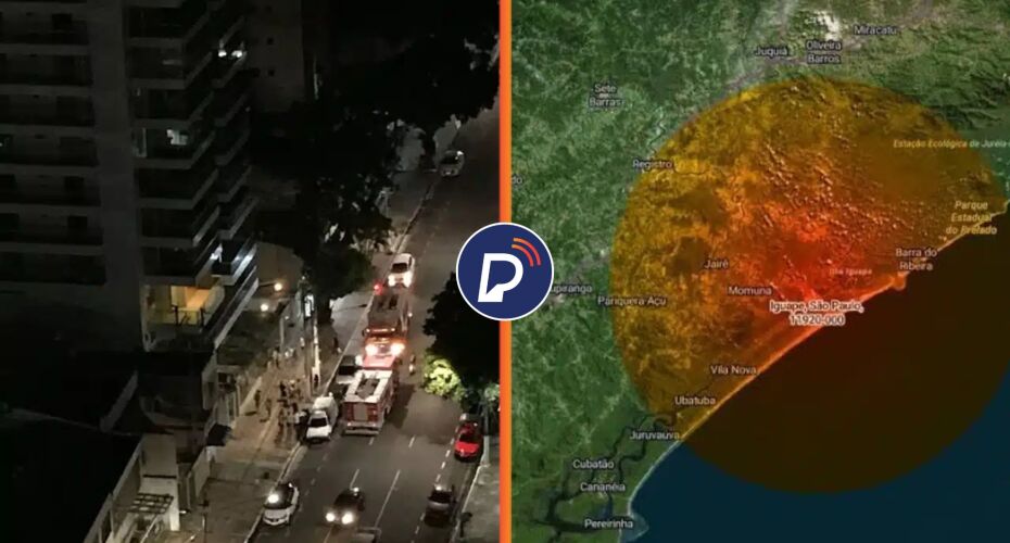 Terremoto no Chile e tremor sentido em São Paulo.