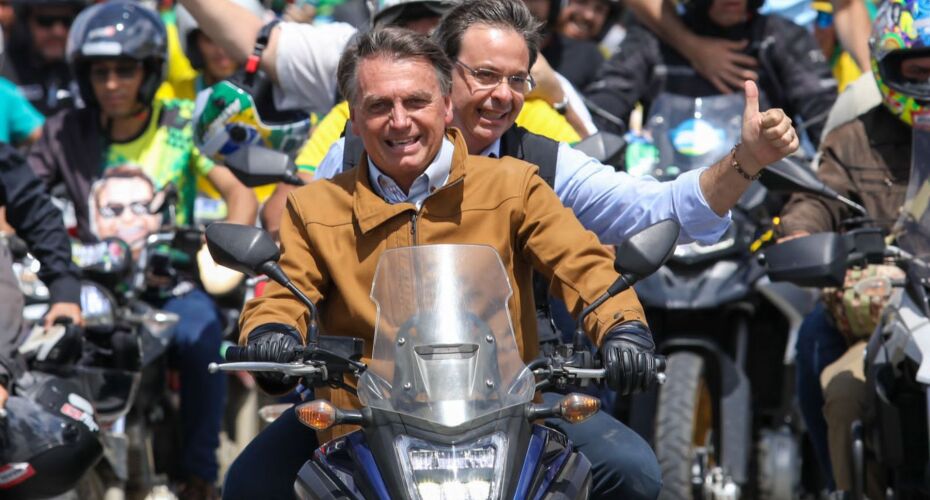 Bolsonaro e Gilson Machado.