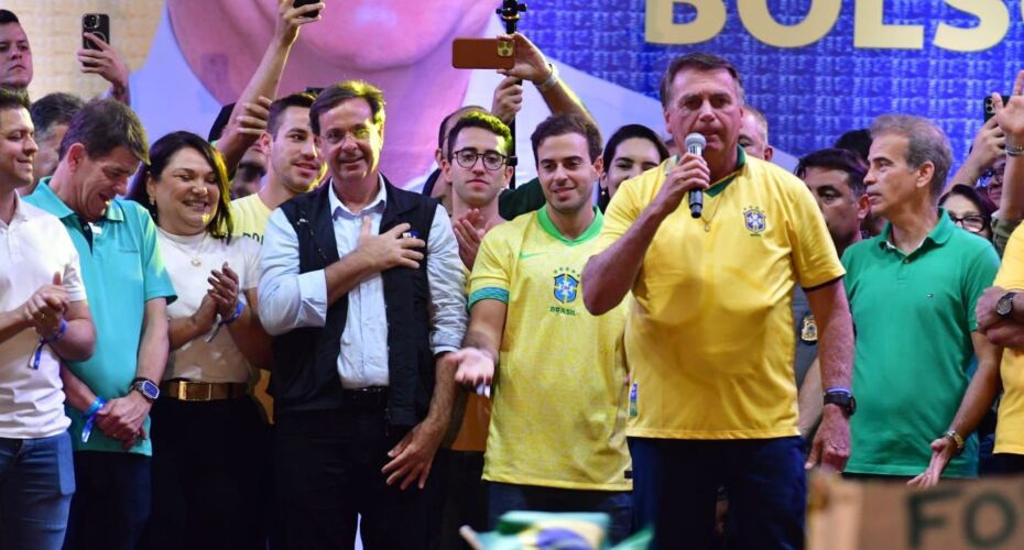 Bolsonaro em evento do PL no Recife.