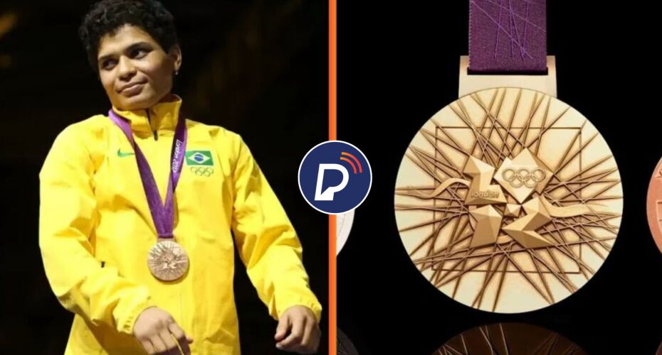 CASA DE APOSTAS vence leilão de MEDALHA OLÍMPICA e devolve à BRASILEIRA que a ganhou