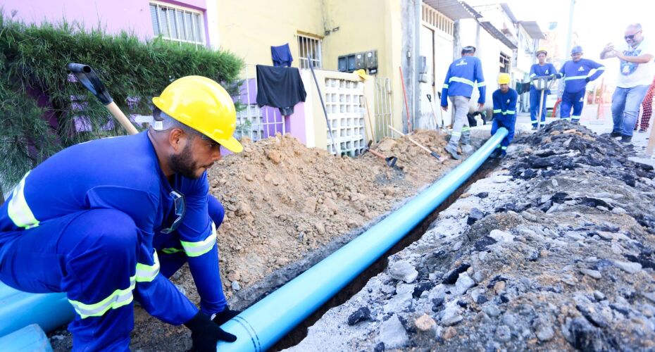 Obras da Compesa.