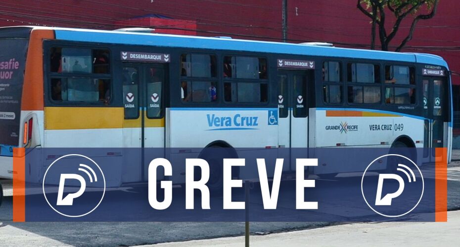 Greve de ônibus no Recife.