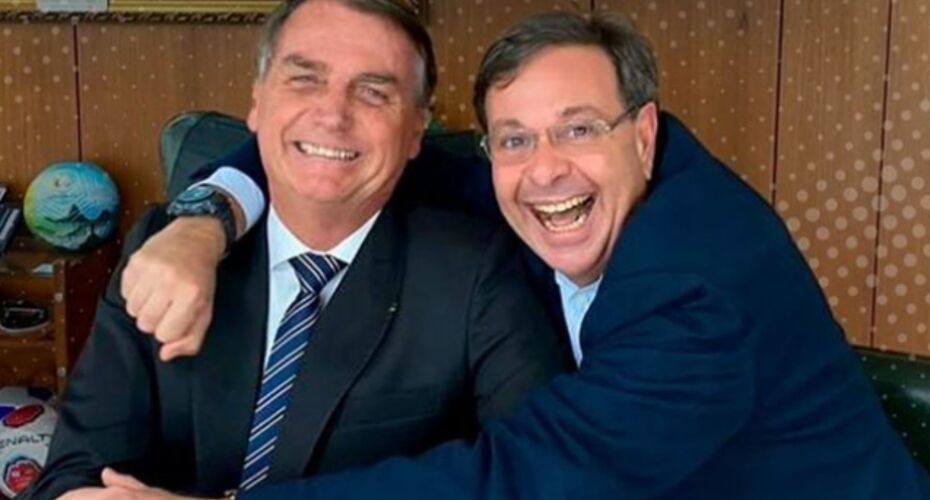 Bolsonaro e Gilson machado.