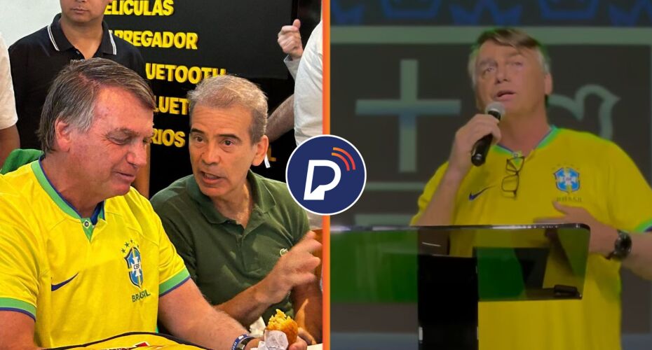 Bolsonaro vai ao Rei da Coxinha e a Igreja Quadrangular de Piedade.