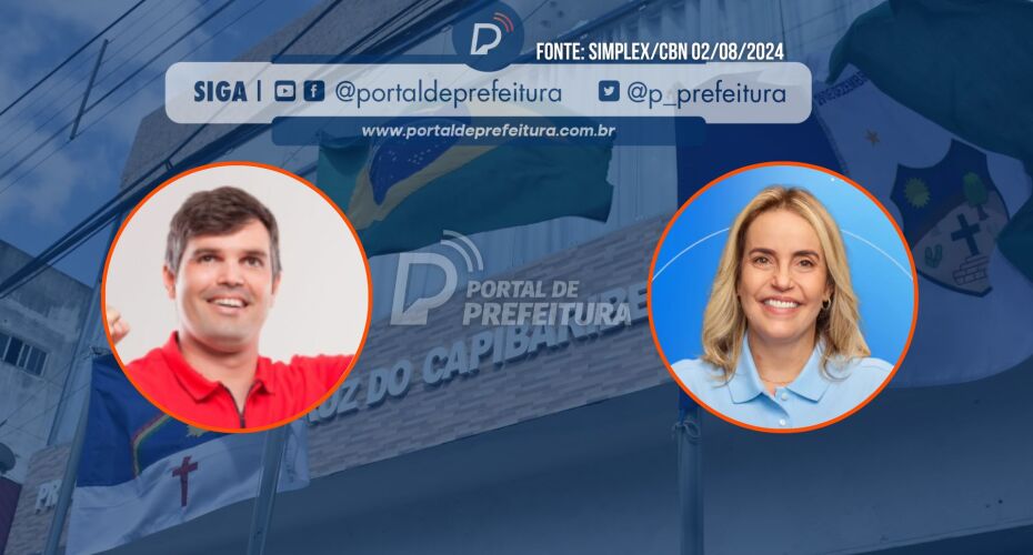 Pesquisa entre Alessandra Vieira e Helinho Aragão, para Prefeitura de Santa Cruz do Capibaribe.