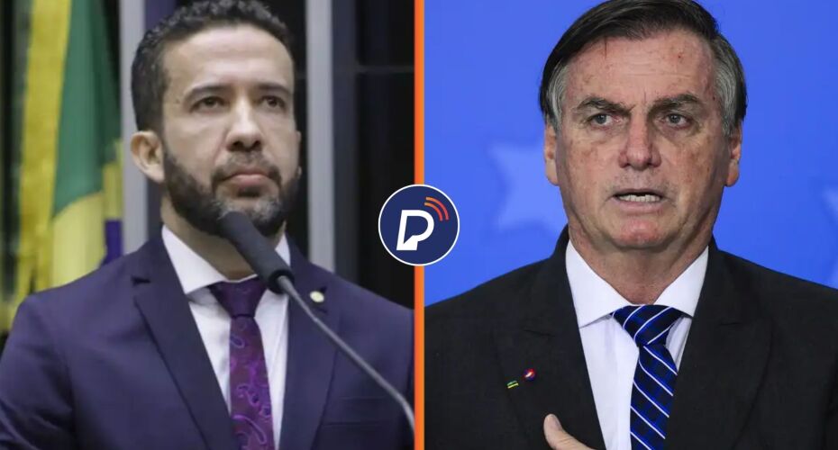 Deputado Federal Janones e ex-presidente Bolsonaro .