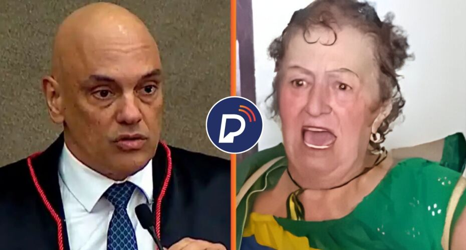 Ministro Alexandre de Moraes e Fátima do Tubarão. Montagem: Portal de Prefeitura