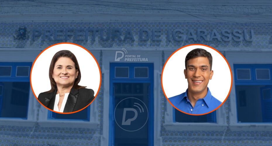 Professora Elcione e Miguel Ricardo. Arte: Portal de Prefeitura