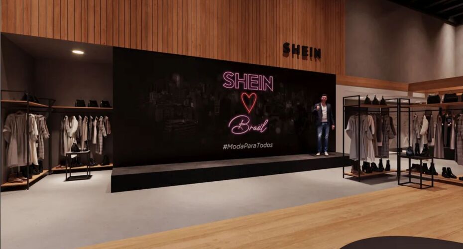 Loja pop-up da SHEIN.