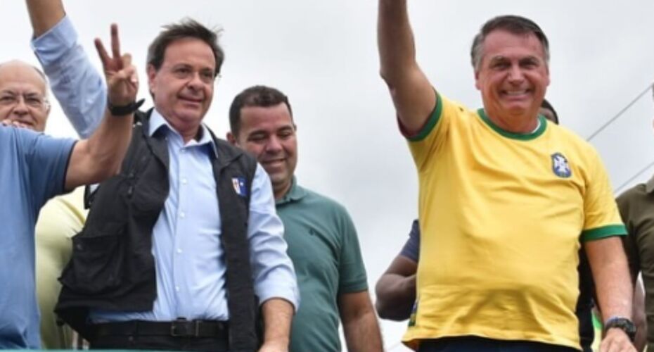 Gilson Machado e Jair Bolsonaro.