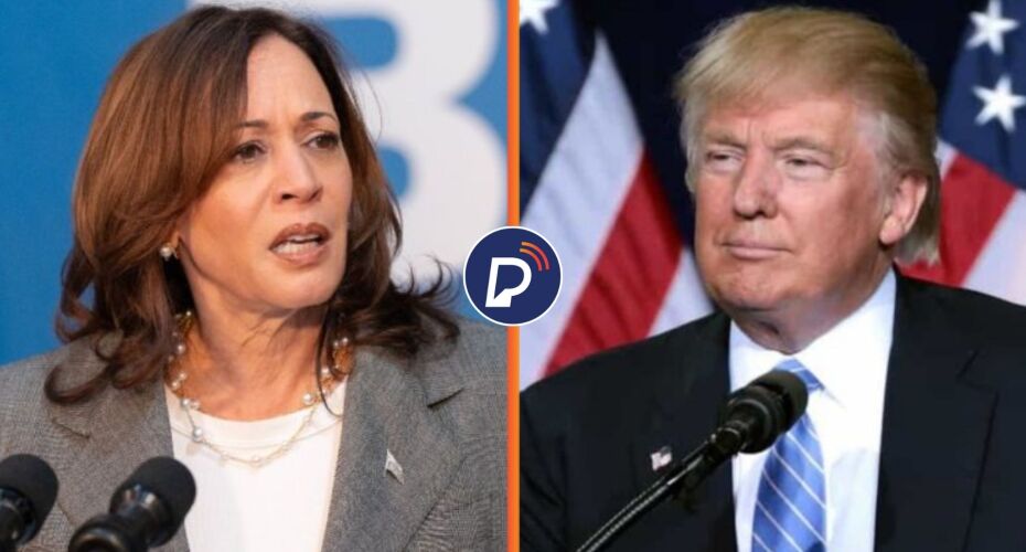 Kamala Harris e Donald Trump.