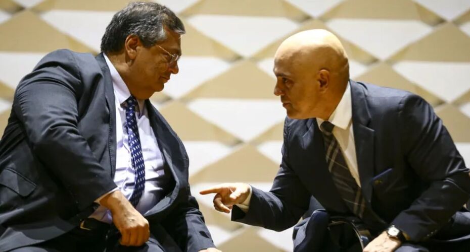 Ministro Flávio Dino e Ministro Alexandre de Moraes.