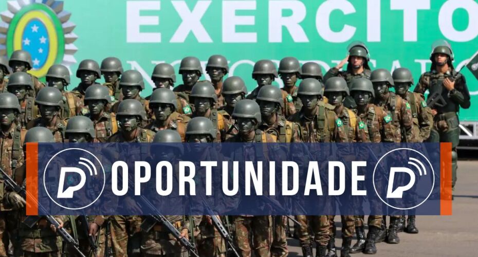 Oportunidade de entrada no Exército Brasileiro