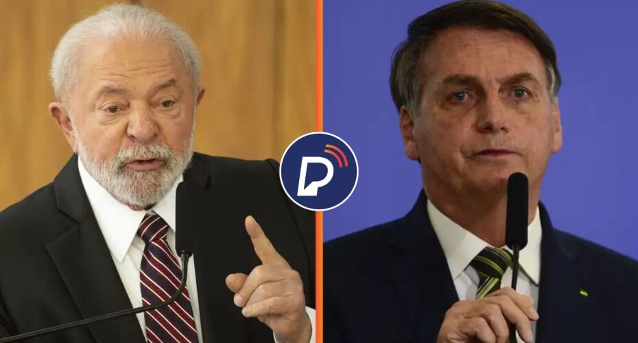 Lula e Bolsonaro.