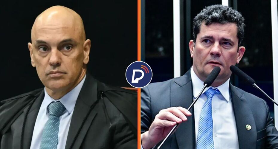 Ministro do STF, Alexandre de Moraes e Senador Sergio Moro 