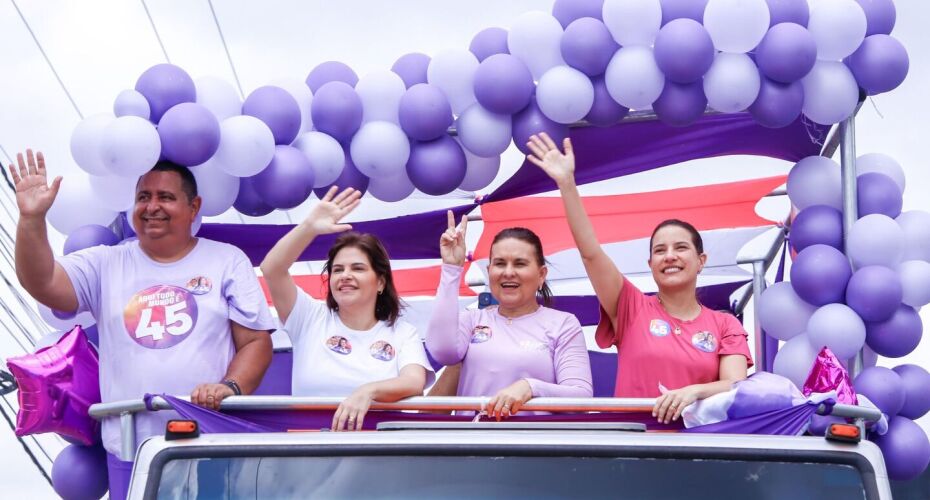 Carreata da professora Elcione em Igarassu com Raquel Lyra e Priscila Krause