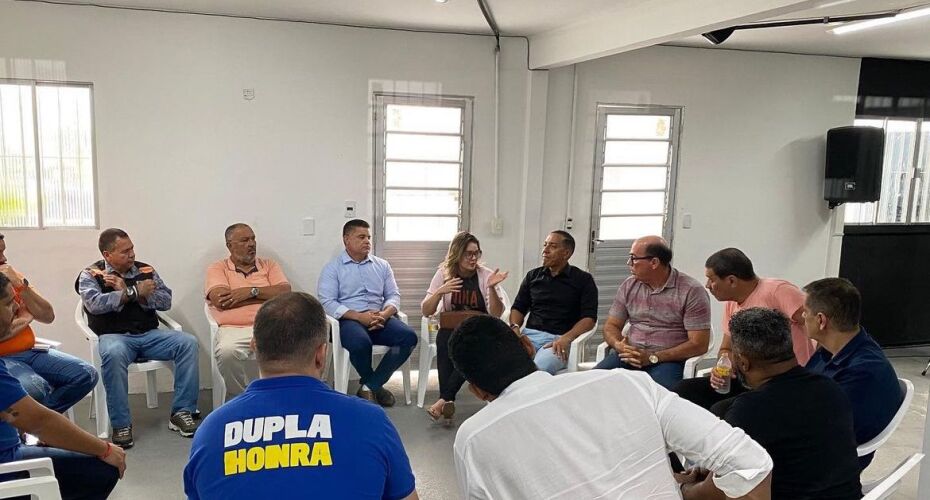 Reunião na Prefeitura de Olinda. 