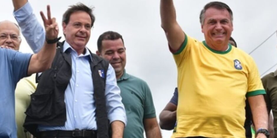 Gilson Machado e Jair Bolsonaro.