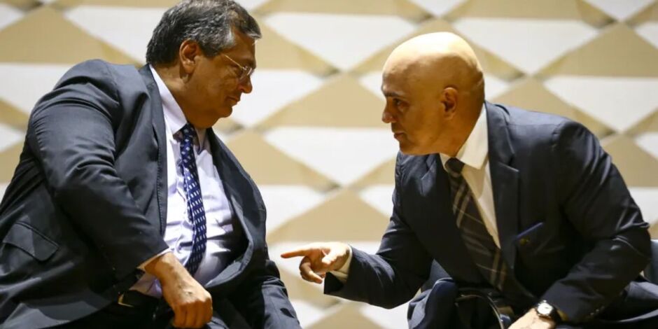 Ministro Flávio Dino e Ministro Alexandre de Moraes.