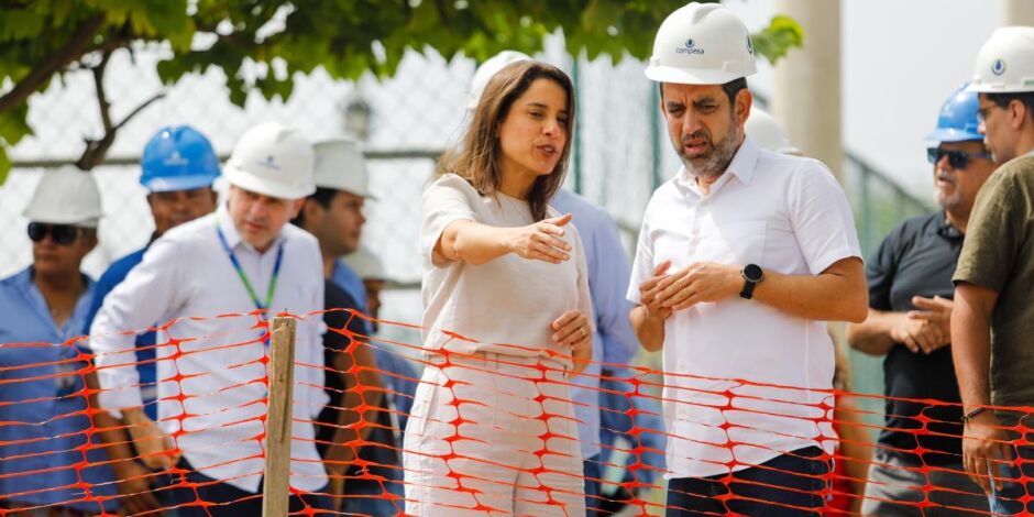 Governadora Raquel Lyra visita obra da Adutora do Agreste