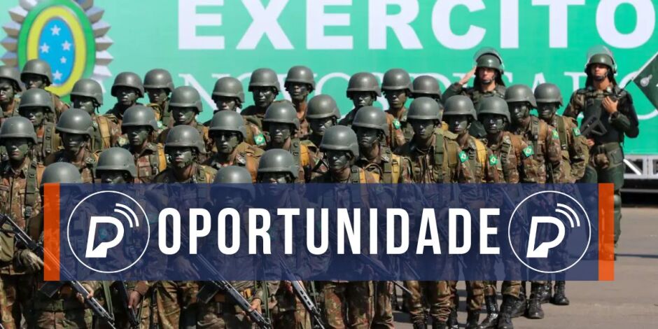 Oportunidade de entrada no Exército Brasileiro