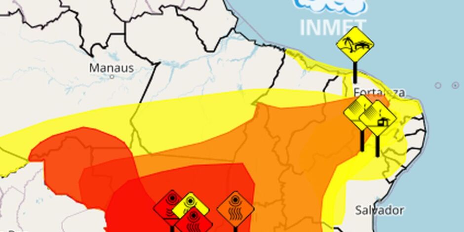 PERNAMBUCO: INMET emite ALERTA para PERIGO POTENCIAL de baixa umidade e vendaval; veja municípios..