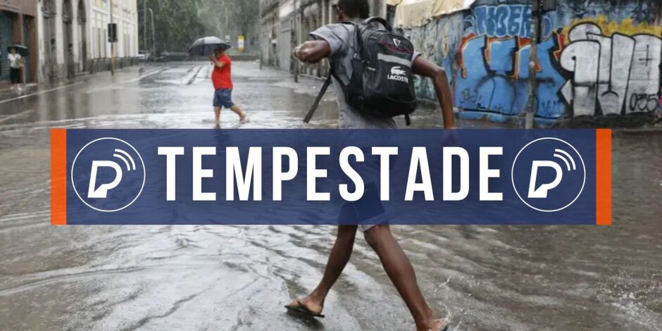 Inmet alerta para tempestade.